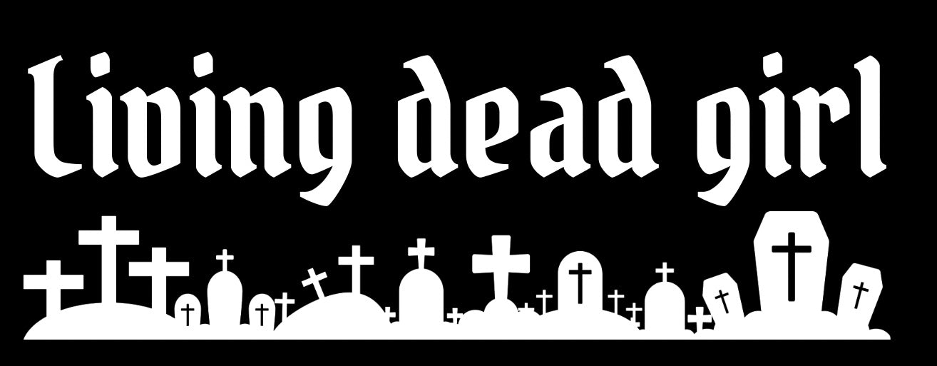 Living Dead Girl Car Decal