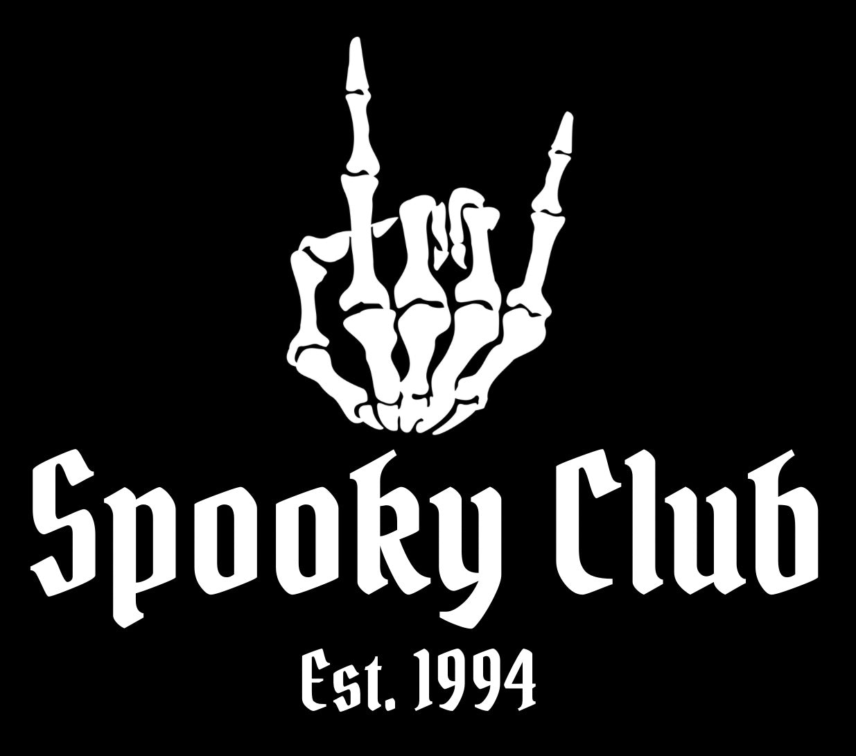 Spooky Club Est. Car Decal