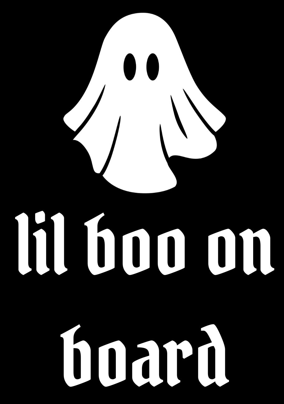 Lil Boo on Board Car Decal