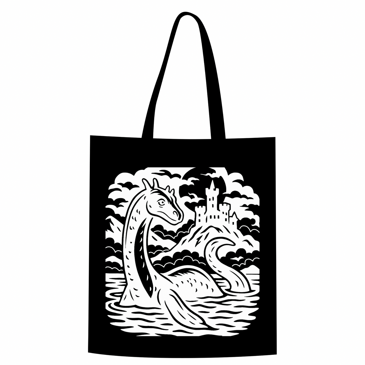 Big Loch Energy Loch Ness Monster Tote Bag