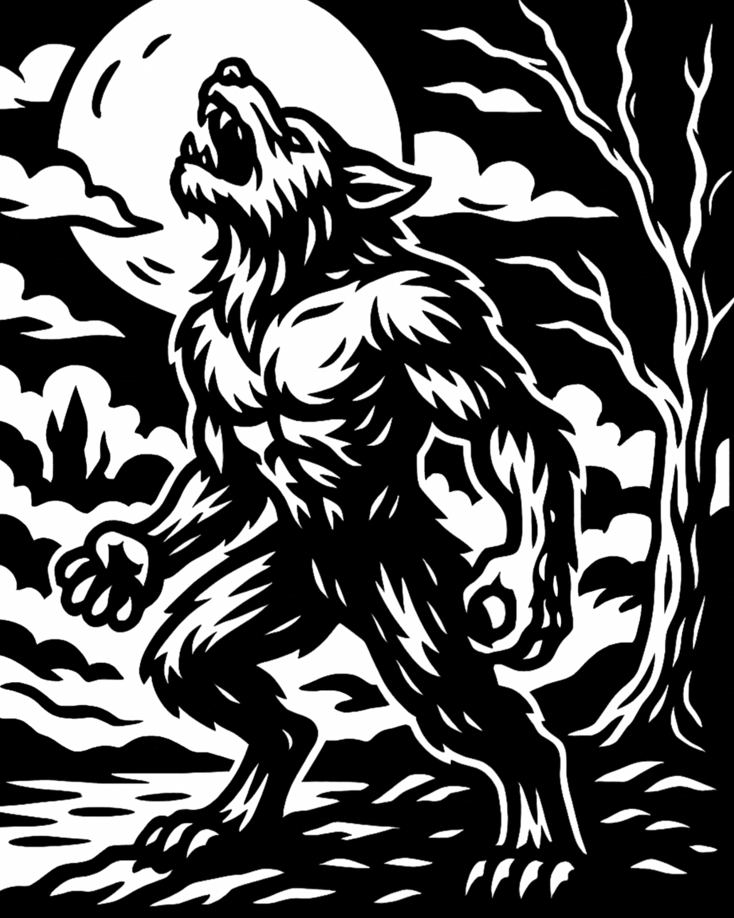 Werewolf Canvas