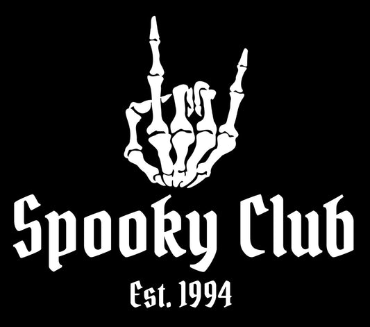 Spooky Club Est. Car Decal