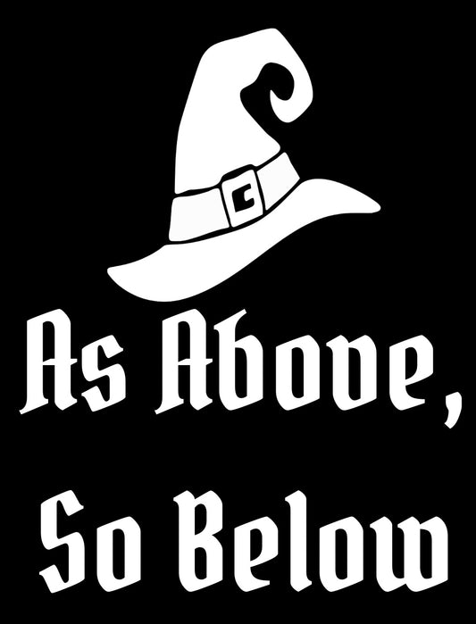 As Above, So Below Car Decal