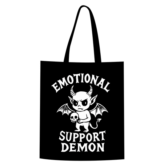 Emotional Support Demon Tote Bag