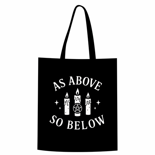 As Above So Below Tote Bag