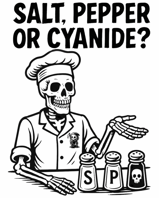 Salt, Pepper, or Cyanide? Canvas