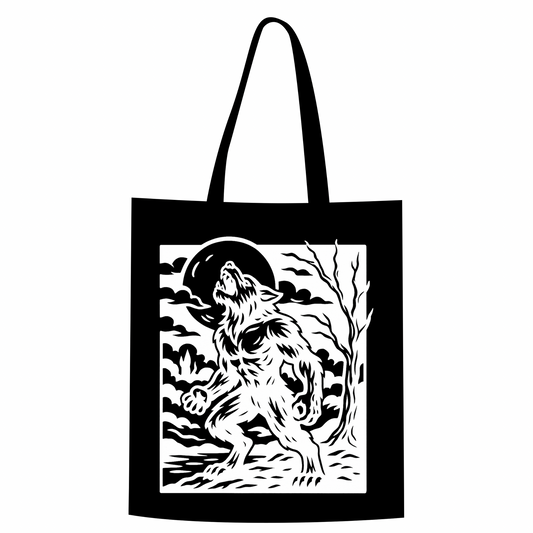 Bite Me Werewolf Tote Bag