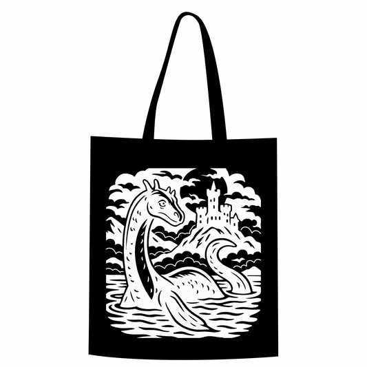 Big Loch Energy Loch Ness Monster Tote Bag