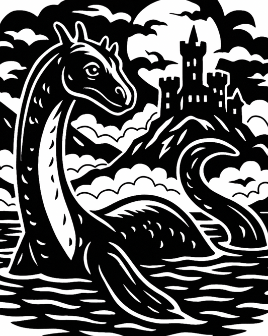 Loch Ness Monster Canvas